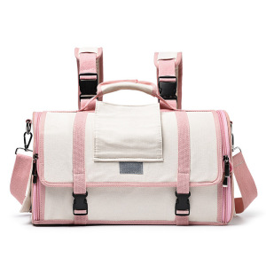 Multi-Purpose Canvas Tree Hole Pet Travel Handbag Backpack