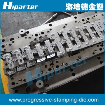 Automotive progressive stamping tool and auto progressive die