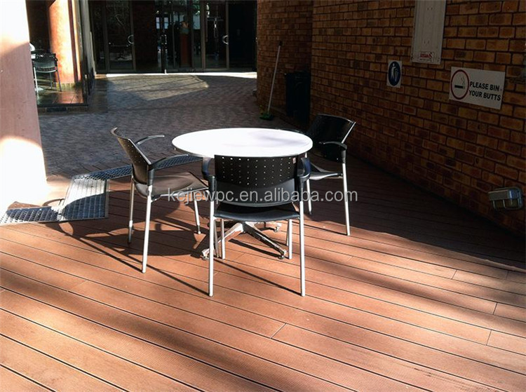 Wood Plastic Composite(wpc) Decking Boards Recycable Wood WPC Engineered Flooring Outdoor Decking PE Film, Wood Panel and Pallet