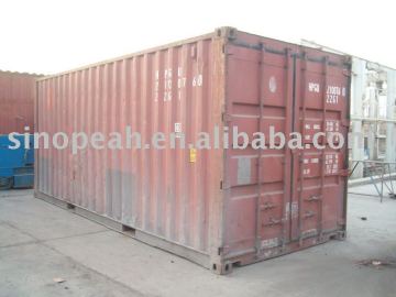 20 used steel shipping containers