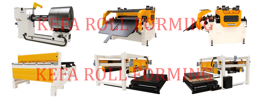 cut to length line machine steel coil straightening and leveling steel plate cutting machine