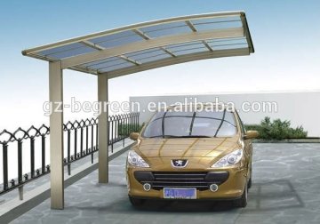 Polycarbonate Outdoor Car Parking Shelters,Plastic Roof Bus Shelters,Aluminum Metal Parking Shelters