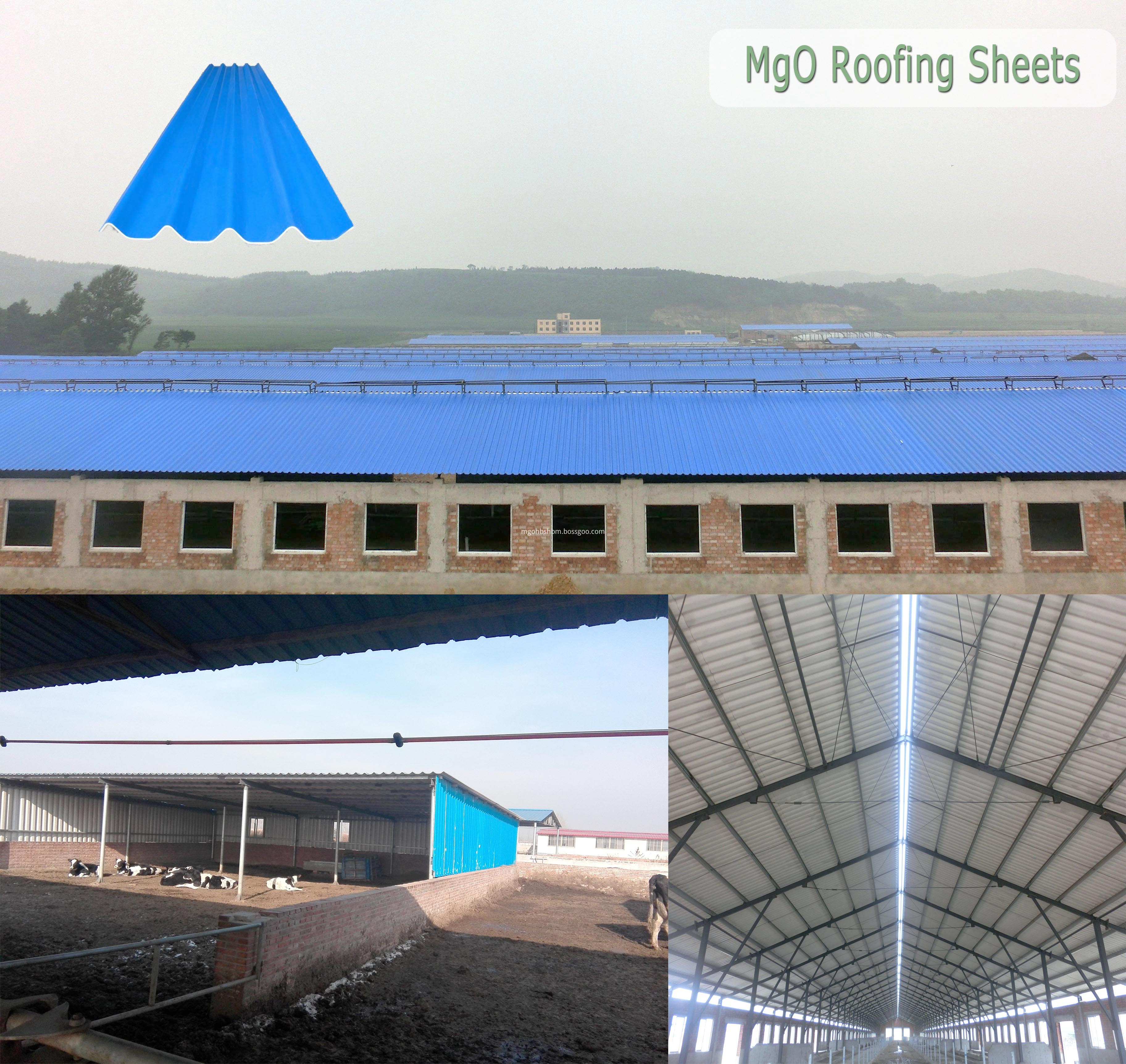 Iron crown PET Membrane UV-Blocking MgO Roof Sheets