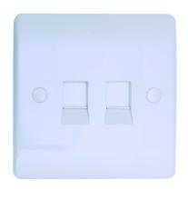 2GANG RJ45 DATA SOCKET,8 TERMINALS
