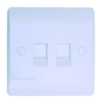 2GANG RJ45 DATA SOCKET,8 TERMINALS