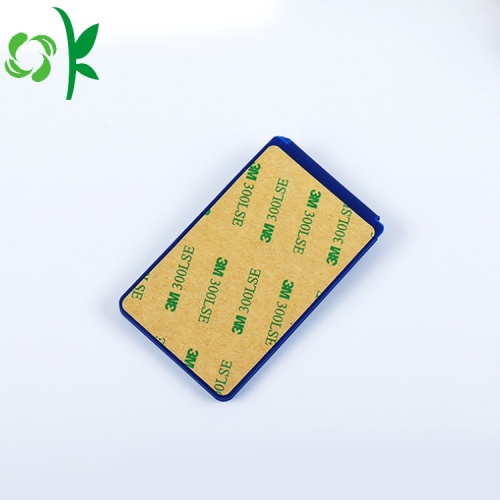 Portafoglio in silicone pieghevole con porta carte di nome in silicone