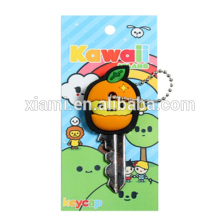 high quality delicious fruit shape soft pvc key holder wristbands
