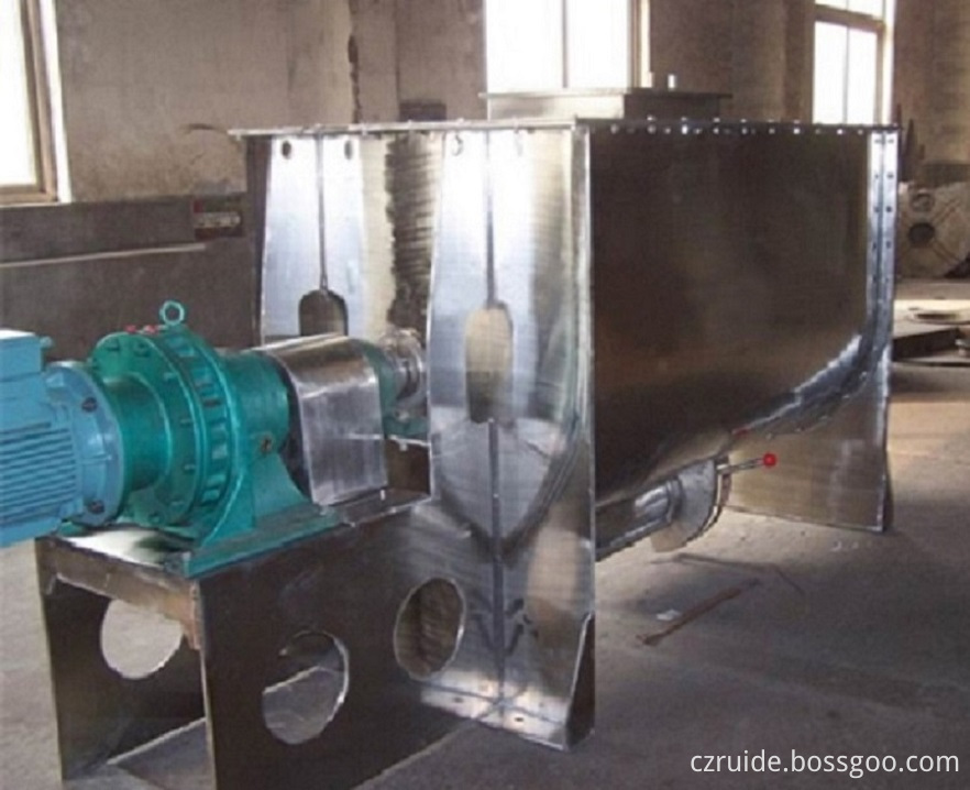 Horizontal Ribbon Mixer for Continuous Powder Mixing