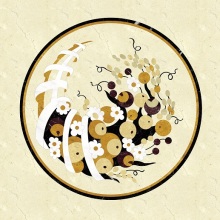 Luxury Home Decoration Inlay  Floor Waterjet Marble Medallion