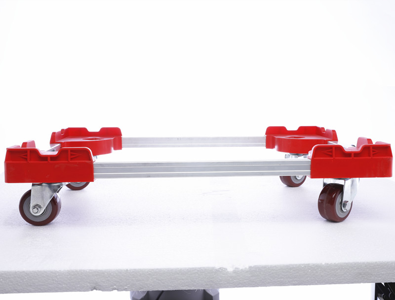 Heavy Duty 4 Wheels Logistics Plastic Roller Dolly Logistics Trolley Car Dolly