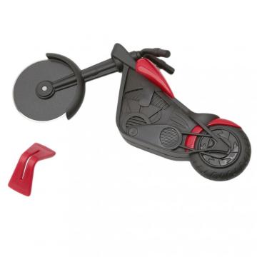 Pizza Cutter Moto Gadget Cuisine Présent Avec Support