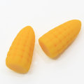 Günstige Großhandel Yellow Corn 3D Harz Cabochon Mini Perlen Charms Craftwork Dekoration Charms DIY Artikel für Kinder