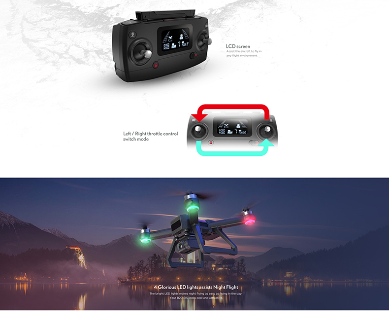 MJX B20 EIS With 4K 5G WIFI Ajustable HD Wide Angle Camera Optical Flow Positioning 50x Digital zoom