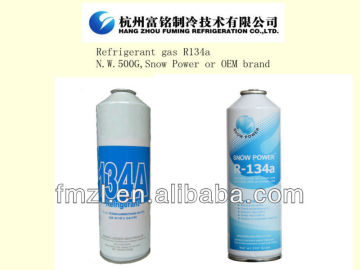 refrigeration gas R134A, 500G N.W., Snow Power or OEM brand