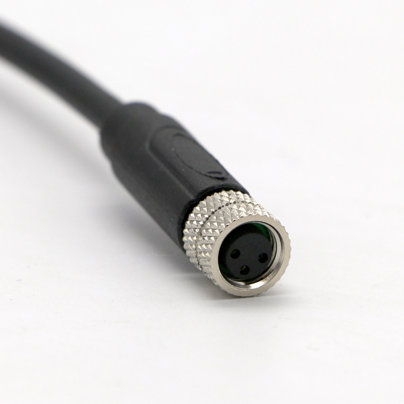 Custom  Waterproof GX12 male socket wire harness circular connector 4pin aviation cable For Car Reversing camera system