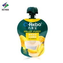 Customized reusable liquid spout pouch bags squeeze pouch baby food packaging
