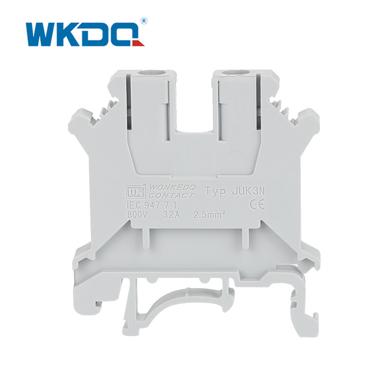 UK3N Terminal Block Din Rail Type كتل توصيل طرفية لولبية UK 3N