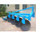 Hydraulic double way disc plough with scraper