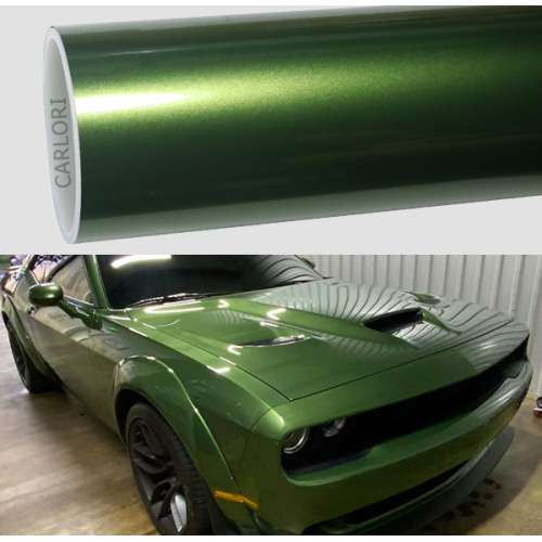 Metallic Gloss Green Mamba Car Wrap Vinyl