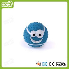 High Quality Smile Tennis Ball Squeaky Vinly Toys, Pet Toy