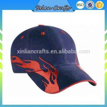 Fashion Cotton Flame Plain Baseball Cap Free Shipping