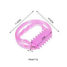 Transparent Pink Plastic Massage Tools