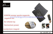 Health Magnetic Sport Support Belt Slim Arm Braces With Germanium And Ion