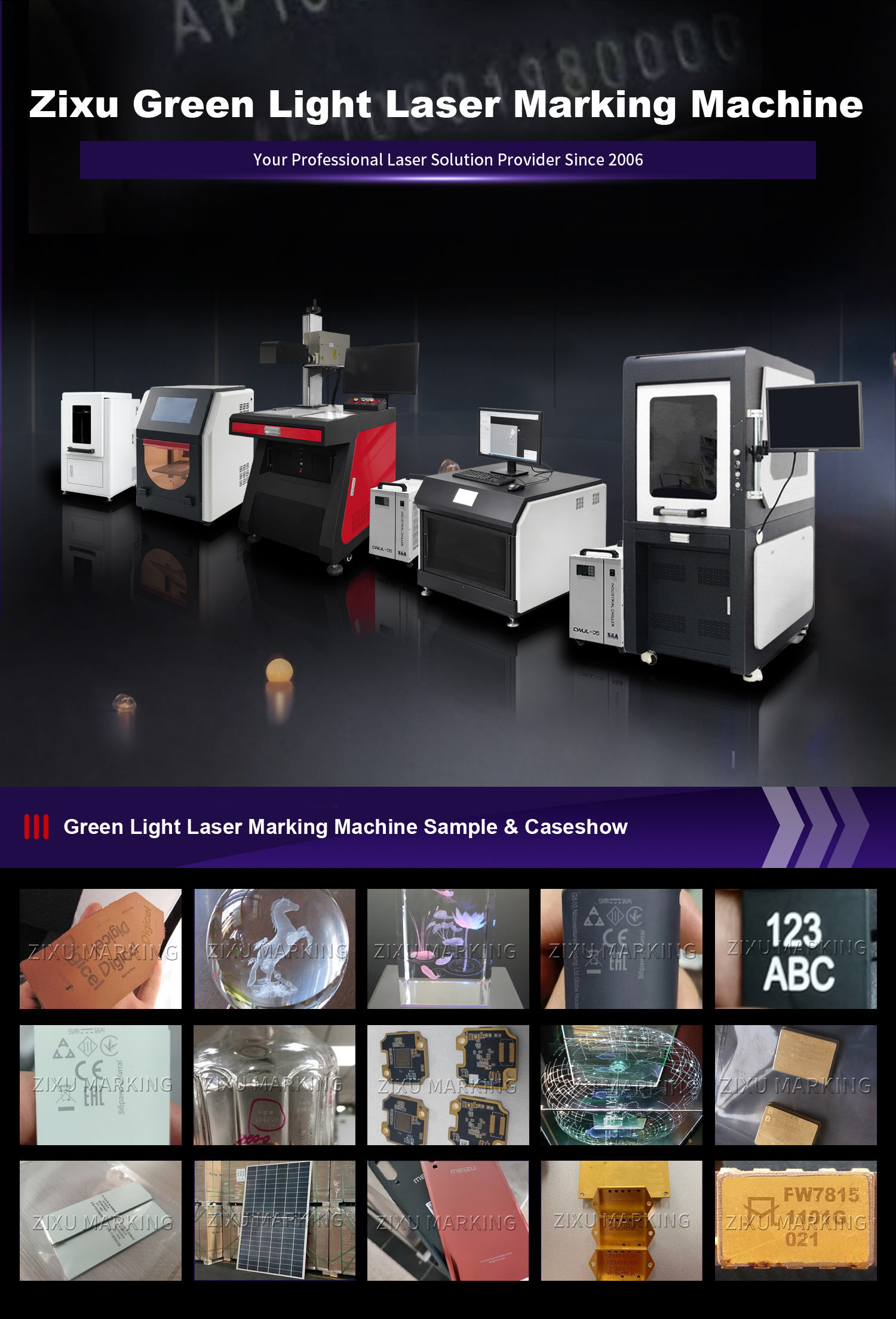 Green Laser Marking Machine