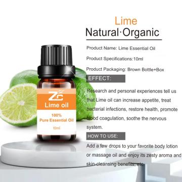 Aceite esencial de lima de alta calidad para aromaterapia