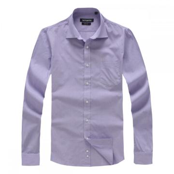60% Cotton 40% Polyester Pinstripe Pattern Shirt