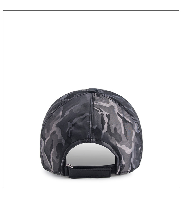 2018 Custom Adjustable Blue Camouflage Baseball Cap 4