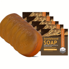 Natural Sandalwood Handmade Soap: Essential Oil Infused Cleansing, Moisturizing Skincare Products
