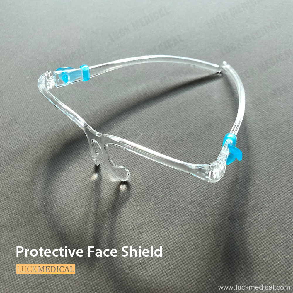 Detachable Face Shield With Glass Frame