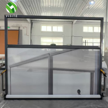 Inverted Curtains Windproof Roller Blinds: Light Filtering Privacy Ziptrack Inverted Installation