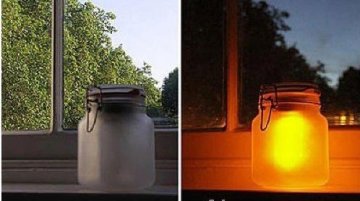 solar light jar, sunjar, night light,sun jar