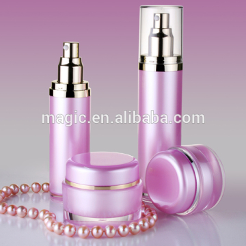 Round spray bottles with acrylic material cosmetic bottles atomizer spray bottles