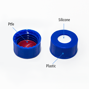 8mm PTFE silicone PTFE septa for screw cap lab