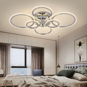 Dimmable Multi-Color Changing Acrylic Bedroom LED Ceiling Lamp