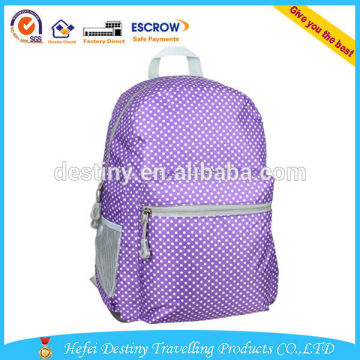 Hot selling fancy latest fashion adventure teenager rucksack backpack for school girls