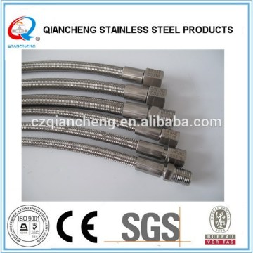 stainless steel wire braided smooth bore R14 Teflon hose