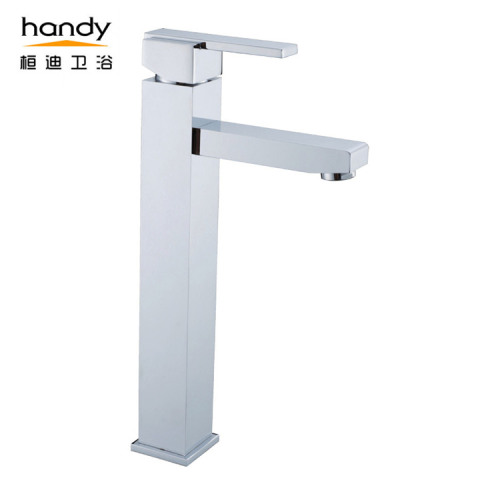 Square Type Above Counter Basin Mixer Taps