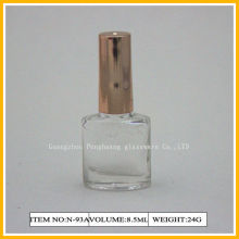 8.5ml Empty Pure Nail Polish Container , Glass Nail Polish Storage