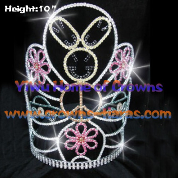 10inch Rabbit Crystal Rhinestone Crowns