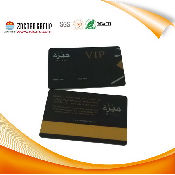 Colorful Customized Magnetic VIP RFID Card Plastic Authenticity Card