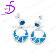 925 sterling silver stud earrings simple circular silver earrings design