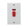 1 Gang 45A AC Switch With Neon 7X14