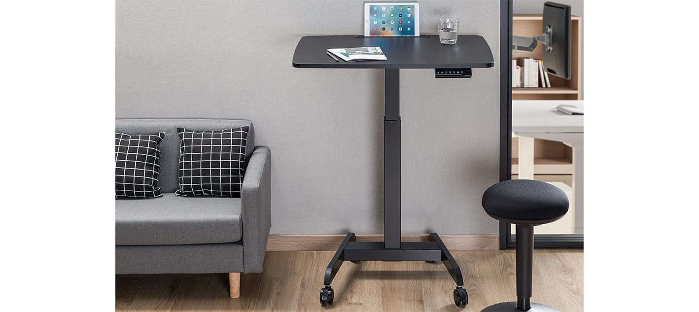 Carrello per laptop regolabile in altezza elettrica Electric Height Adjustable Laptop Cart