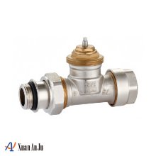Straight Design Fluid Control Valve with Brass Top