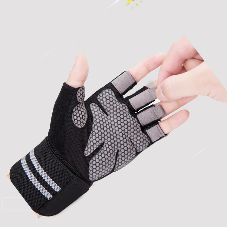 Gym Workout Wrist Kuputira Kurema Kusimudza Gloves