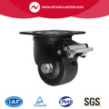 Heavy Duty Low Gravity Plate Swivel Casters with Brake